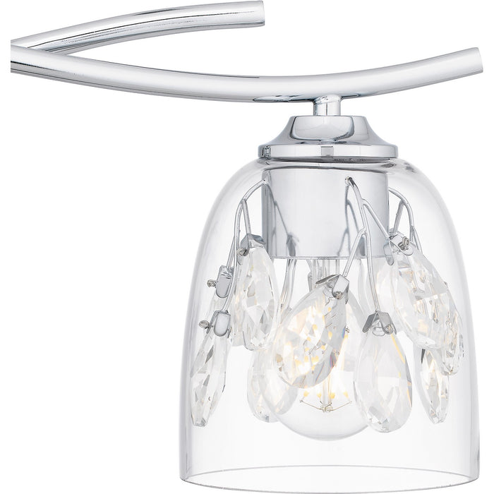 Quoizel ALE8624C Three Light Bath, Polished Chrome