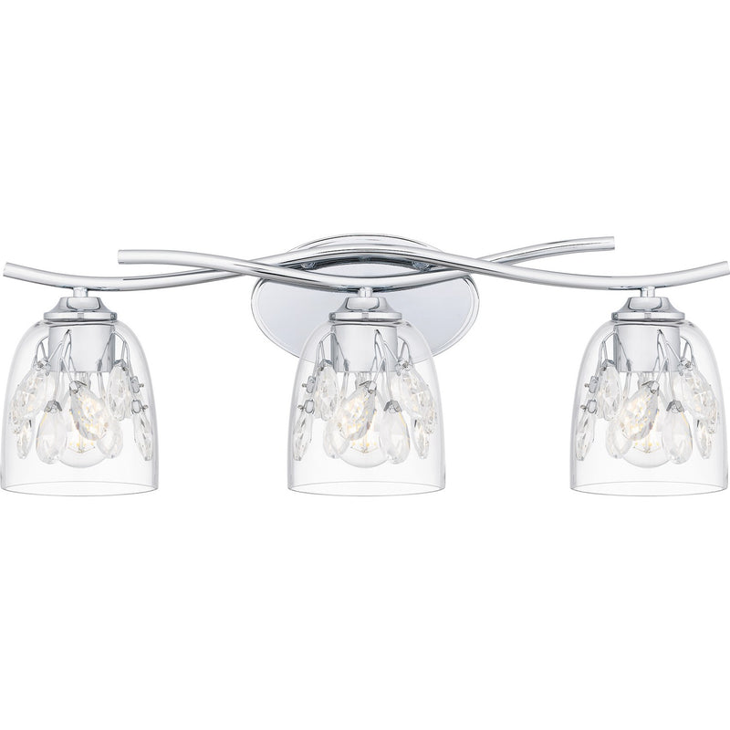 Quoizel ALE8624C Three Light Bath, Polished Chrome