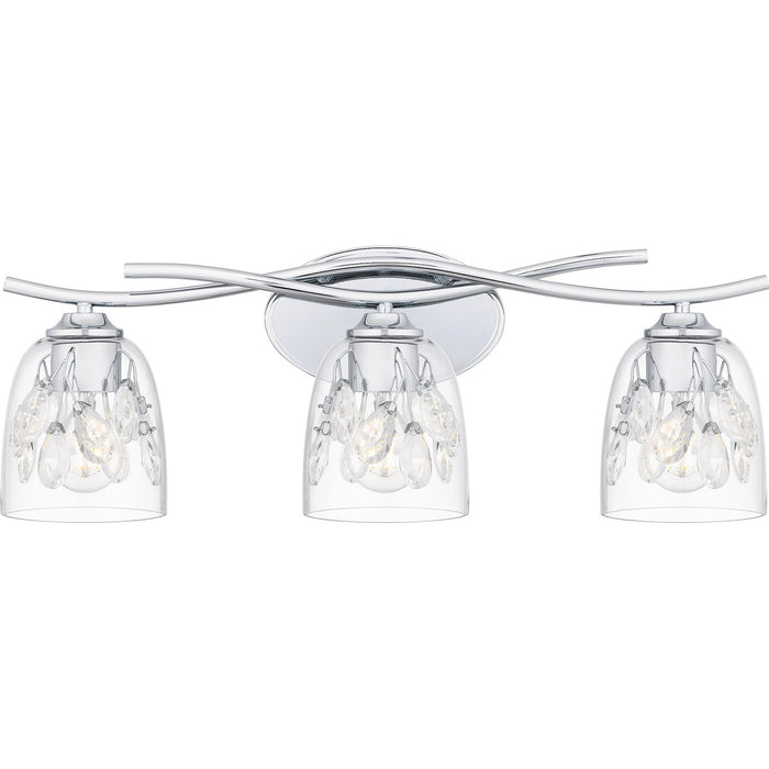 Quoizel ALE8624C Three Light Bath, Polished Chrome