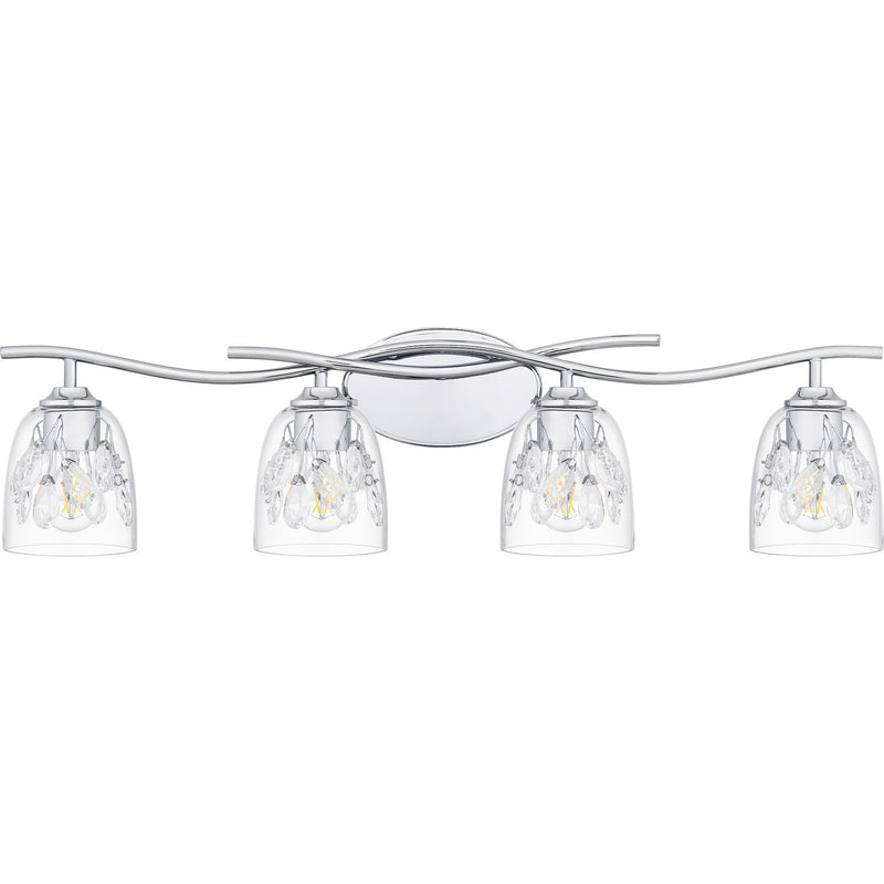 Quoizel ALE8633C Four Light Bath, Polished Chrome