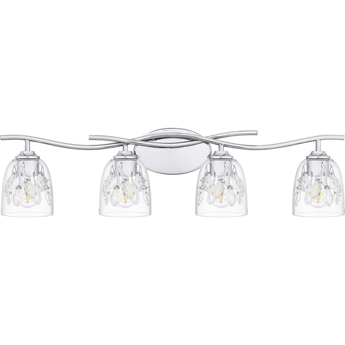 Quoizel ALE8633C Four Light Bath, Polished Chrome