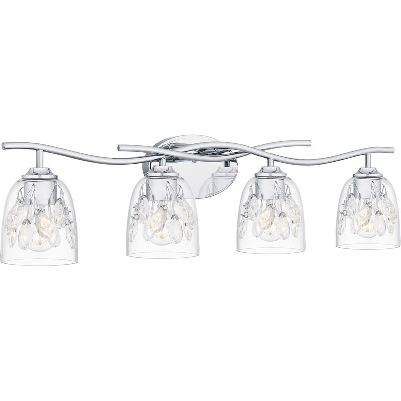 Quoizel ALE8633C Four Light Bath, Polished Chrome