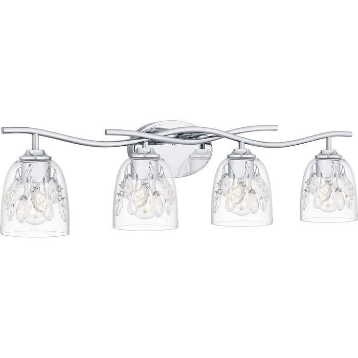 Quoizel ALE8633C Four Light Bath, Polished Chrome