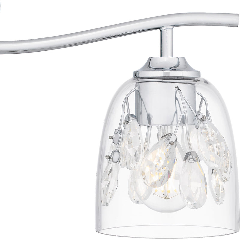 Quoizel ALE8633C Four Light Bath, Polished Chrome