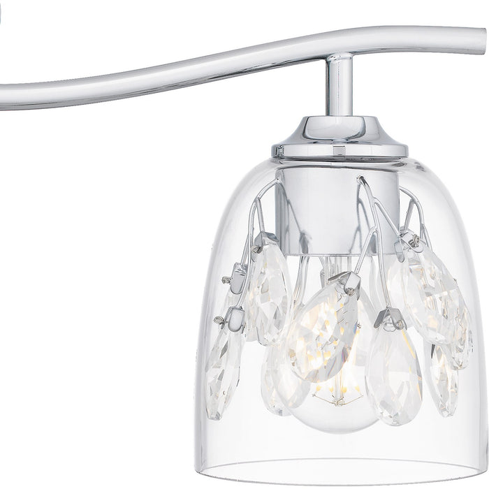 Quoizel ALE8633C Four Light Bath, Polished Chrome
