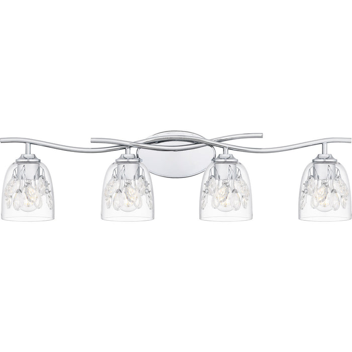 Quoizel ALE8633C Four Light Bath, Polished Chrome
