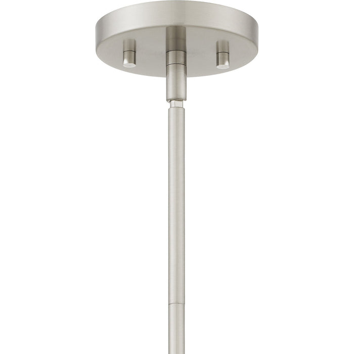 Quoizel ASA5026BN Five Light Chandelier, Brushed Nickel