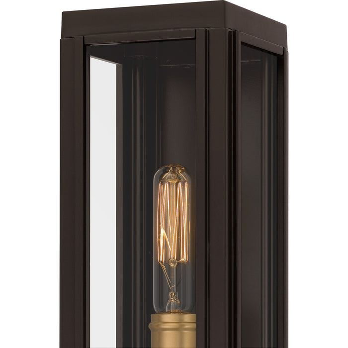 Quoizel AVN8305WT One Light Outdoor Lantern, Western Bronze