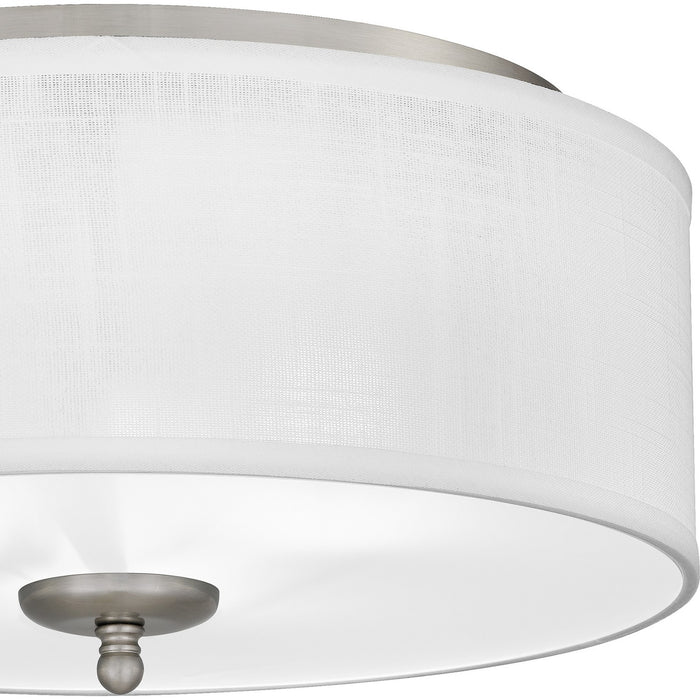 Quoizel BLA1616BN Three Light Flush Mount, Brushed Nickel