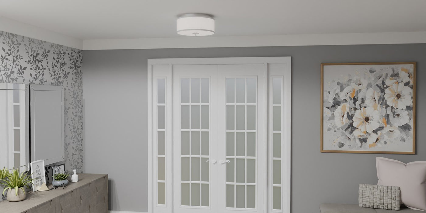 Quoizel BLA1616BN Three Light Flush Mount, Brushed Nickel