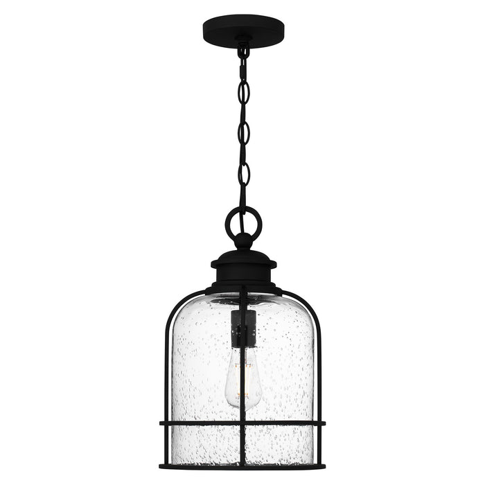 Quoizel BWE1510EK One Light Mini Pendant, Earth Black
