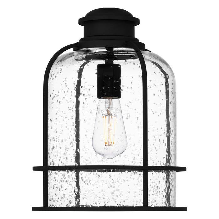Quoizel BWE1510EK One Light Mini Pendant, Earth Black