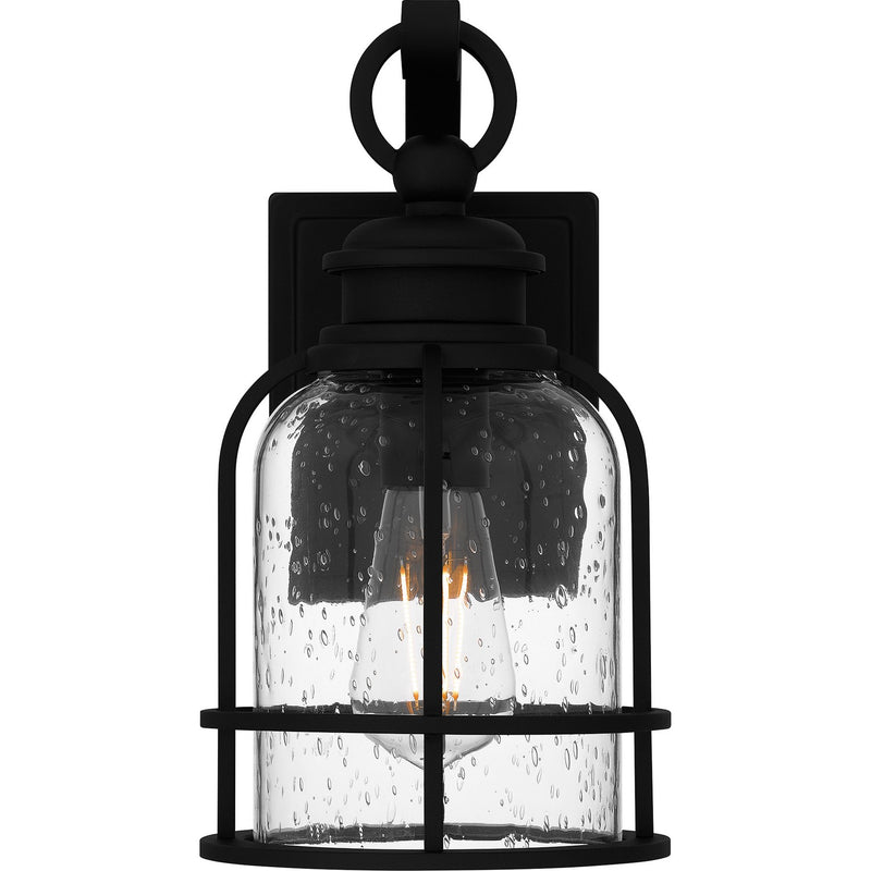 Quoizel BWE8406EK One Light Outdoor Wall Mount, Earth Black