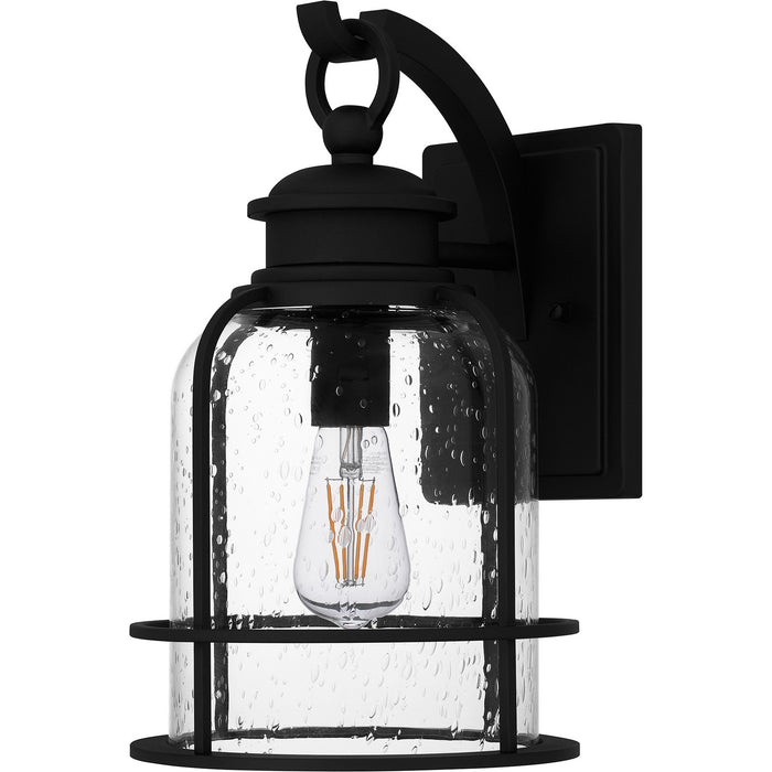 Quoizel BWE8408EK One Light Outdoor Wall Mount, Earth Black