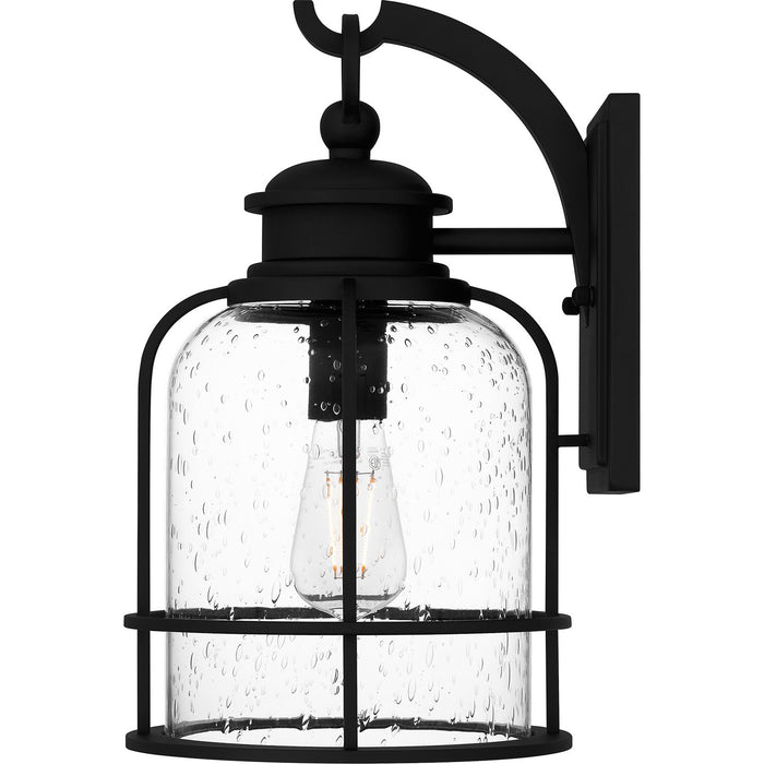 Quoizel BWE8408EK One Light Outdoor Wall Mount, Earth Black
