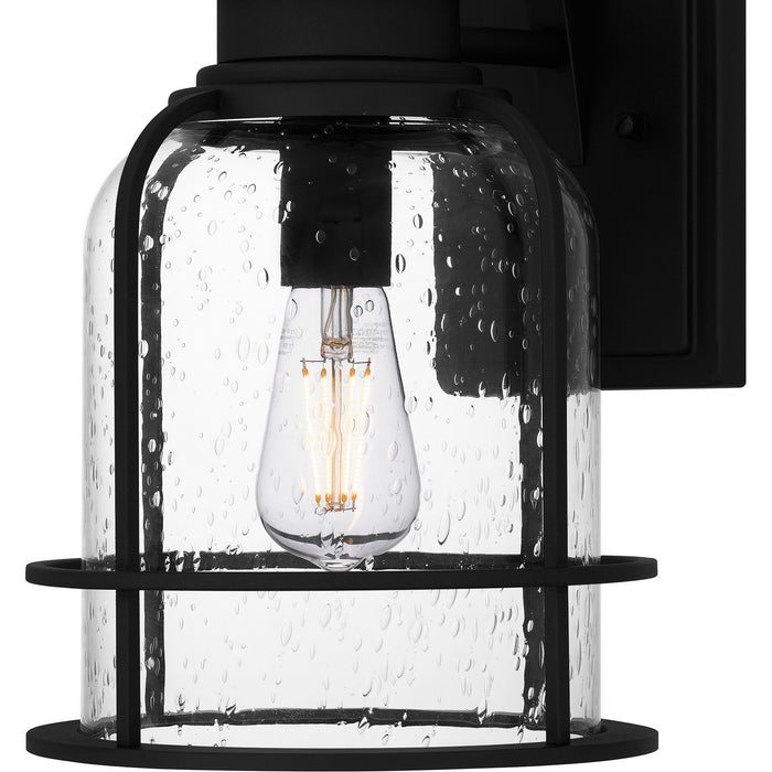 Quoizel BWE8408EK One Light Outdoor Wall Mount, Earth Black