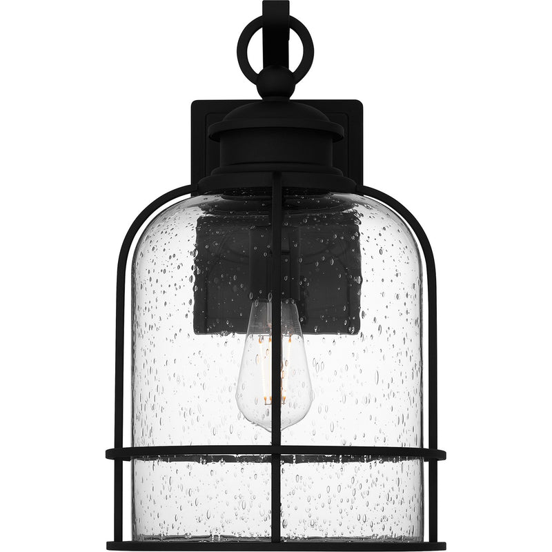 Quoizel BWE8410EK One Light Outdoor Wall Mount, Earth Black