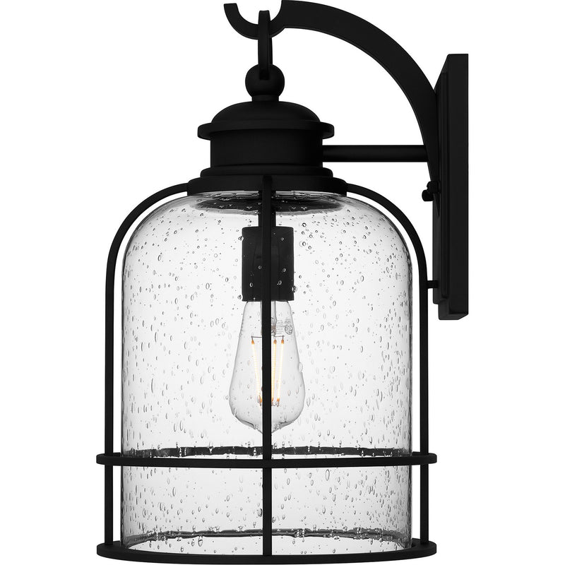 Quoizel BWE8410EK One Light Outdoor Wall Mount, Earth Black