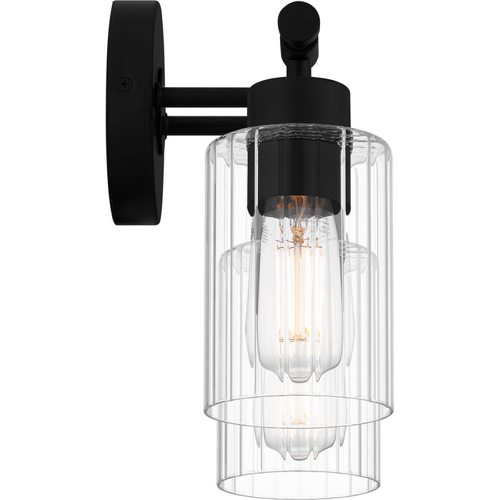 Quoizel CAP8615MBK Two Light Bath, Matte Black