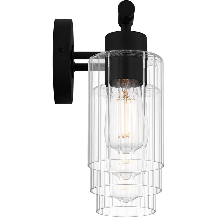 Quoizel CAP8623MBK Three Light Bath, Matte Black