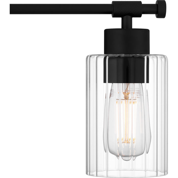 Quoizel CAP8623MBK Three Light Bath, Matte Black