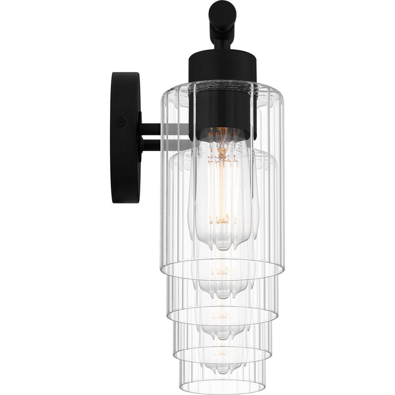 Quoizel CAP8632MBK Four Light Bath, Matte Black