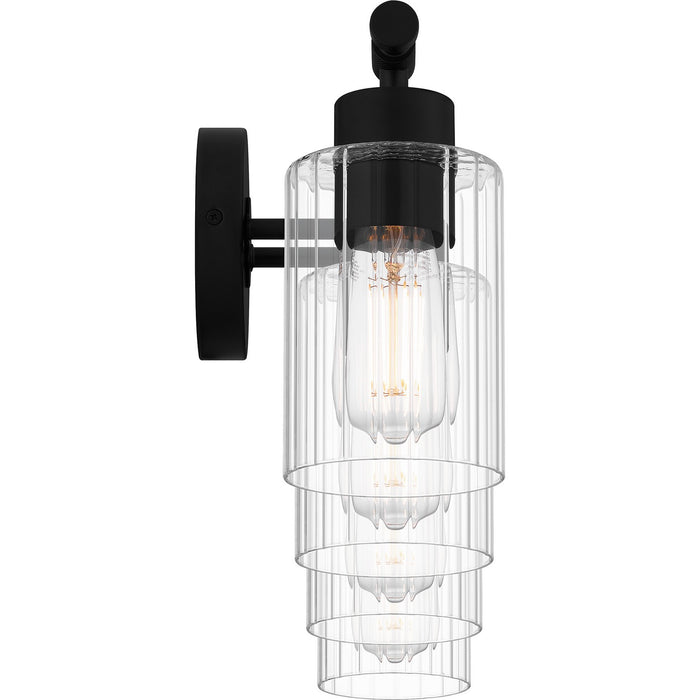 Quoizel CAP8632MBK Four Light Bath, Matte Black