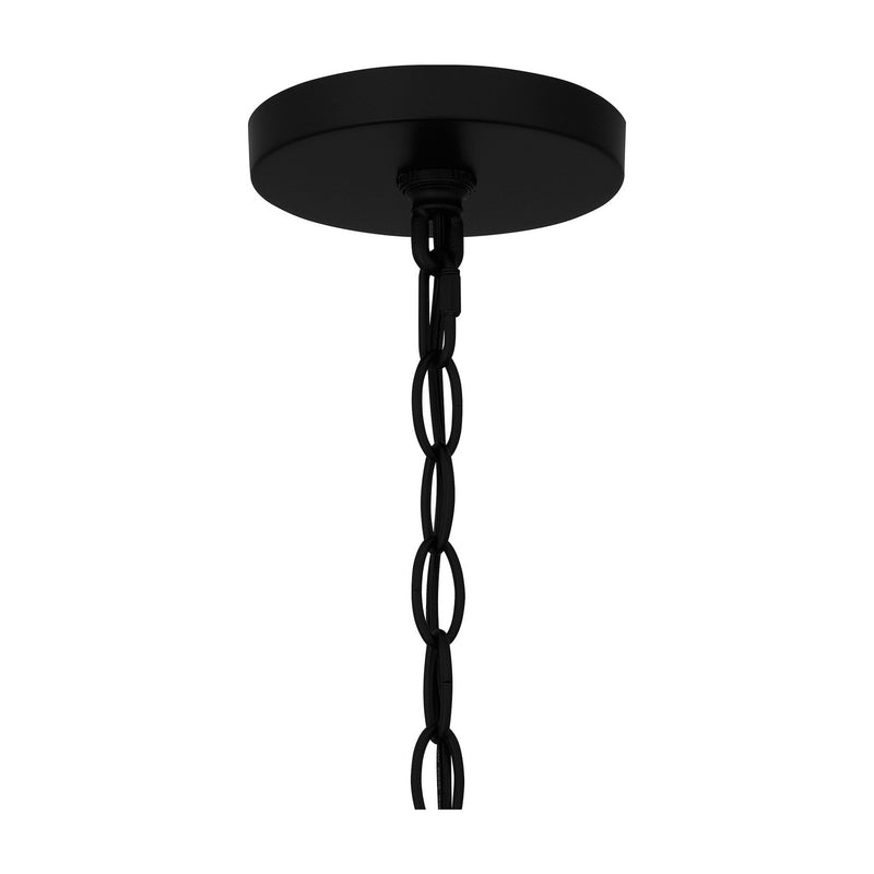 Quoizel CCR1510K Three Light Pendant, Mystic Black