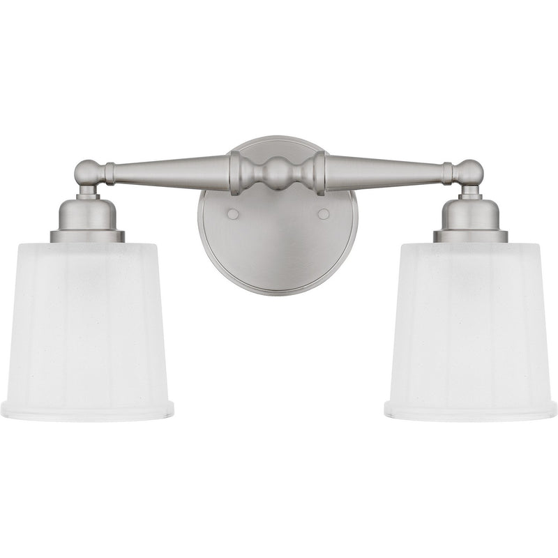 Quoizel CEC8616BN Two Light Bath, Brushed Nickel