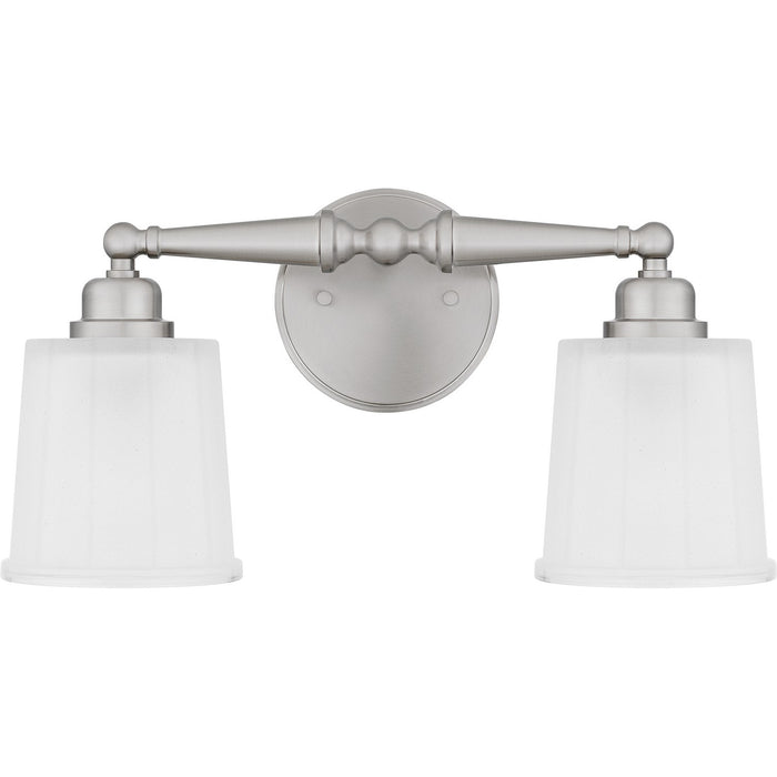 Quoizel CEC8616BN Two Light Bath, Brushed Nickel