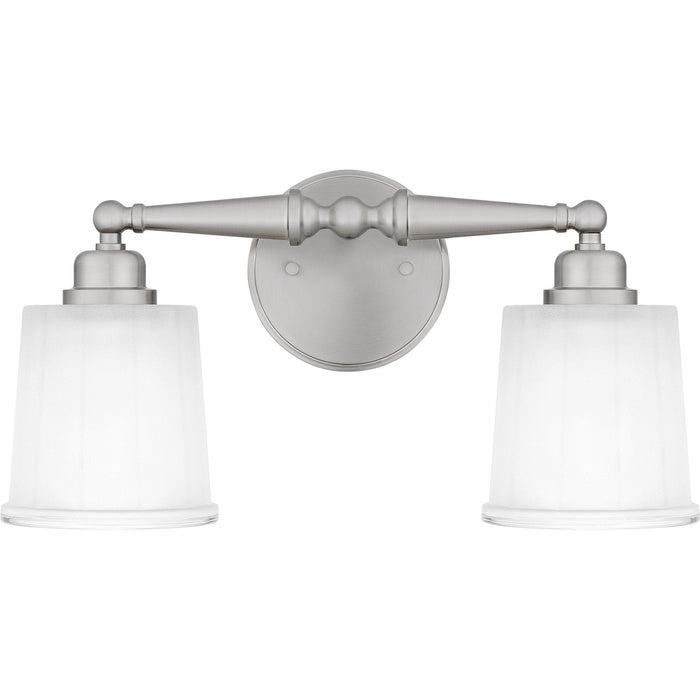 Quoizel CEC8616BN Two Light Bath, Brushed Nickel