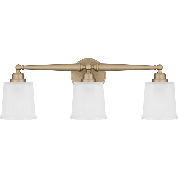 Quoizel CEC8624BGD Three Light Bath, Bronze Gold