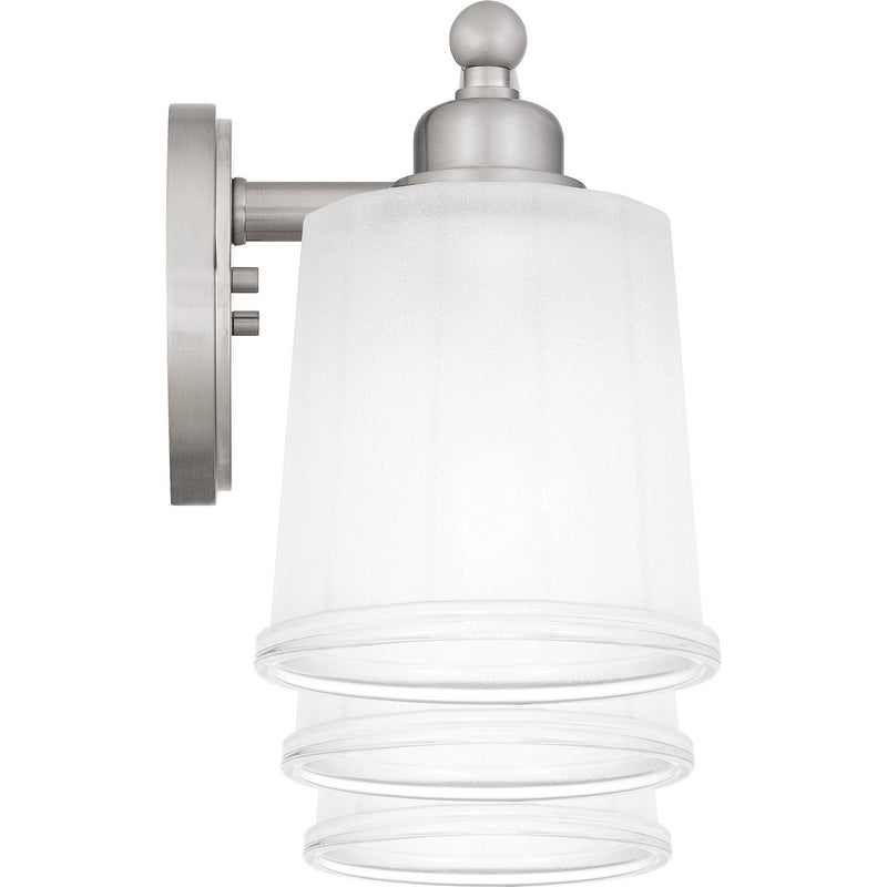 Quoizel CEC8624BN Three Light Bath, Brushed Nickel