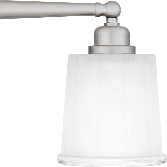 Quoizel CEC8624BN Three Light Bath, Brushed Nickel