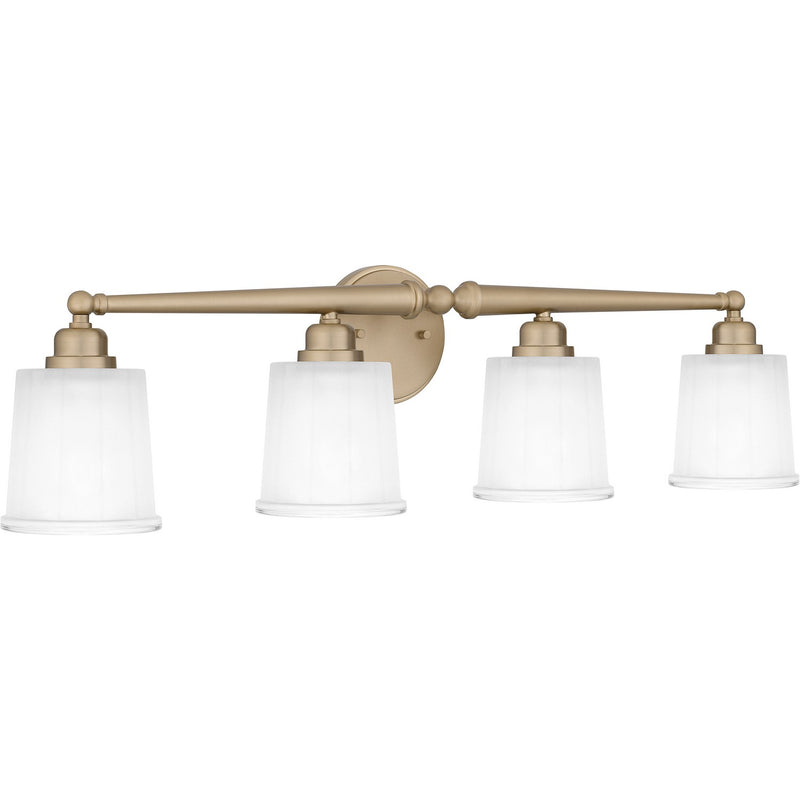 Quoizel CEC8632BGD Four Light Bath, Bronze Gold