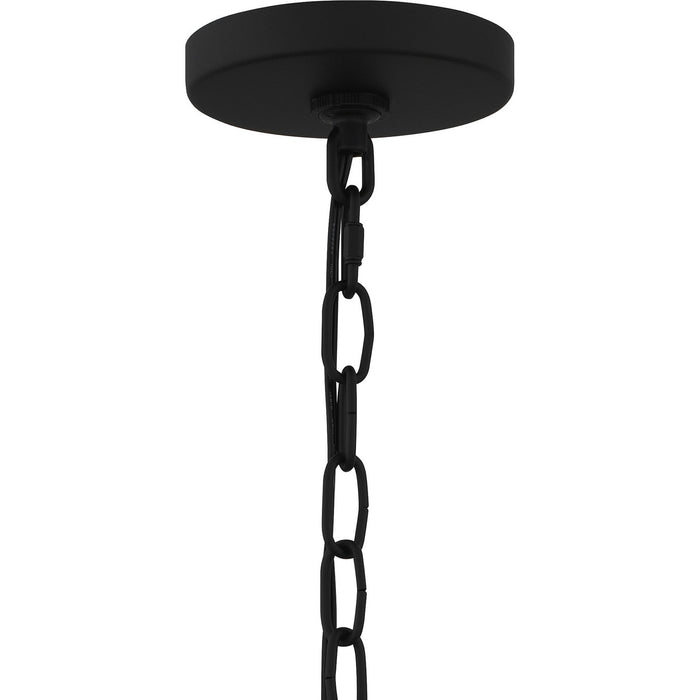 Quoizel CLN1907AC One Light Outdoor Hanging Lantern, Aged Copper