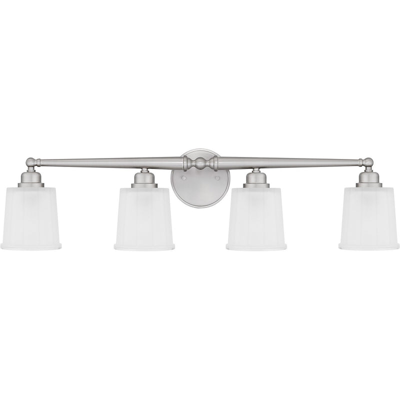 Quoizel CEC8632BN Four Light Bath, Brushed Nickel