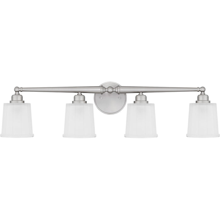 Quoizel CEC8632BN Four Light Bath, Brushed Nickel