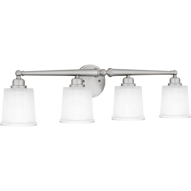 Quoizel CEC8632BN Four Light Bath, Brushed Nickel