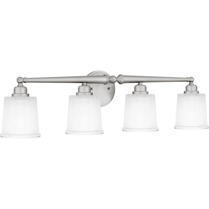 Quoizel CEC8632BN Four Light Bath, Brushed Nickel