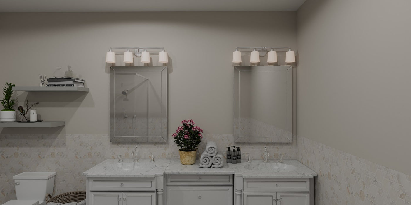 Quoizel CEC8632BN Four Light Bath, Brushed Nickel