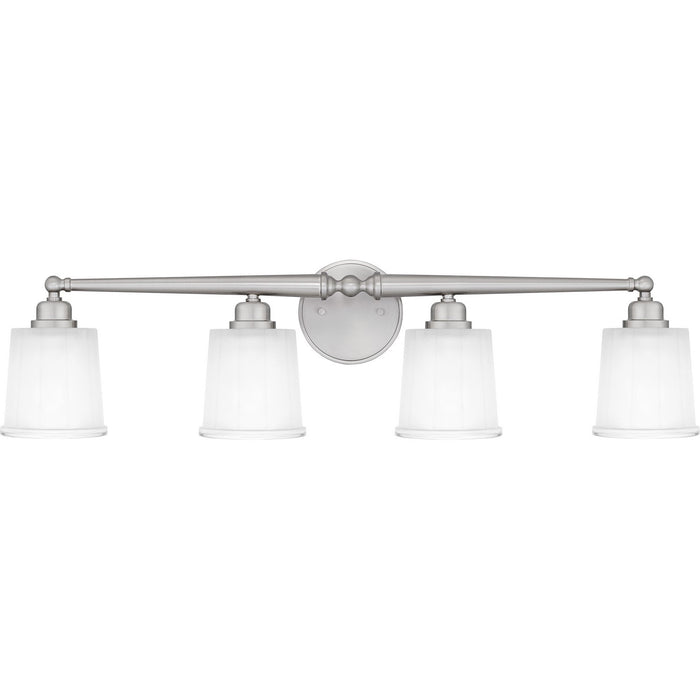 Quoizel CEC8632BN Four Light Bath, Brushed Nickel