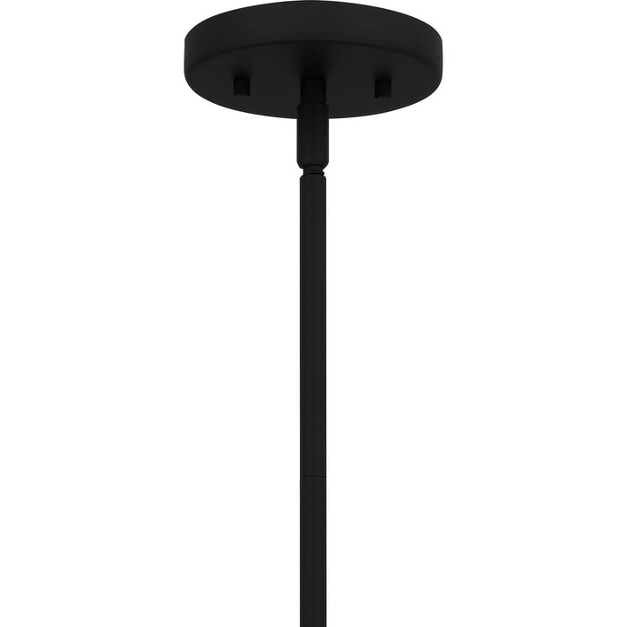 Quoizel CNE5026MBK Five Light Chandelier, Matte Black