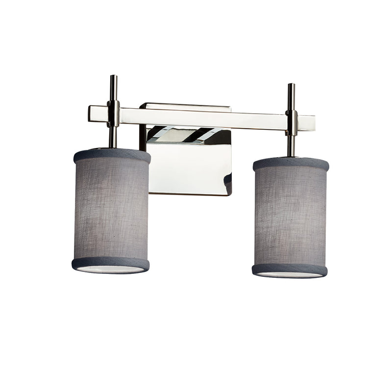 Justice Designs FAB-8412-10-GRAY-CROM-LED2-1400 LED Bath Bar, Polished Chrome