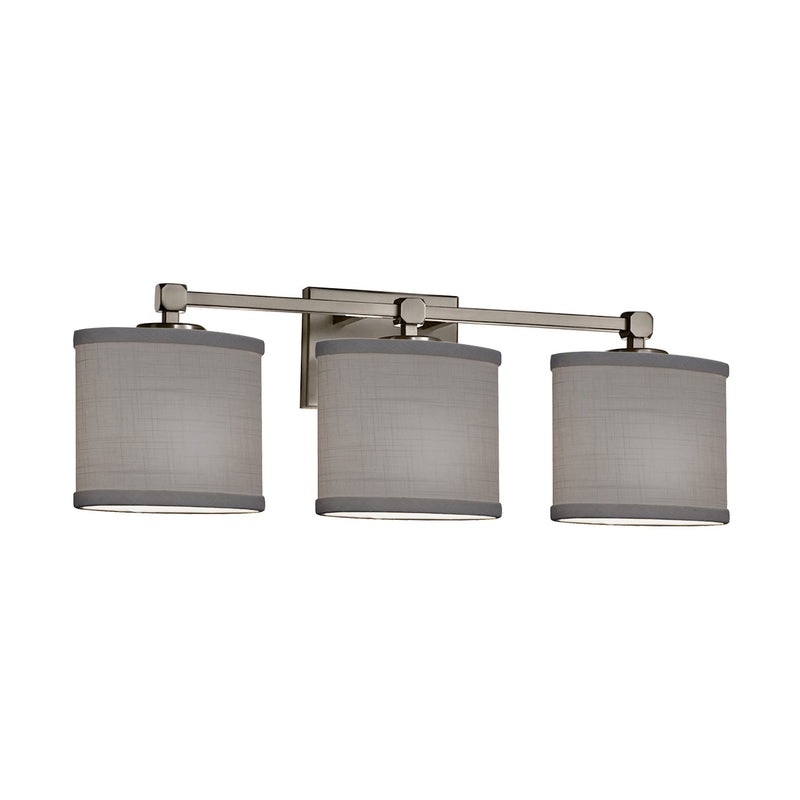 Justice Designs FAB-8423-30-GRAY-NCKL-LED3-2100 LED Bath Bar, Brushed Nickel