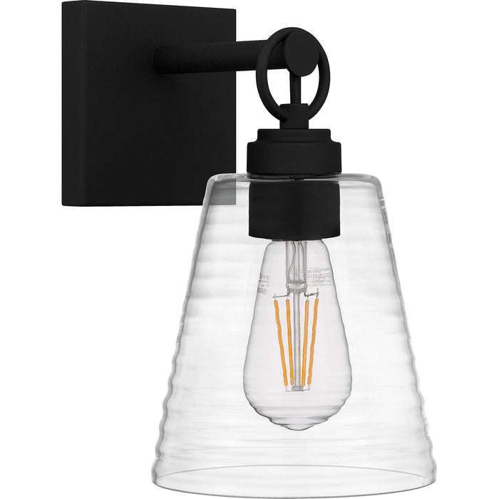 Quoizel DAC8606EK One Light Wall Sconce, Earth Black