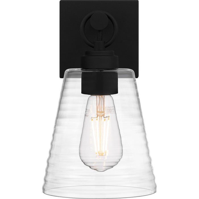 Quoizel DAC8606EK One Light Wall Sconce, Earth Black