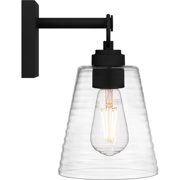 Quoizel DAC8606EK One Light Wall Sconce, Earth Black