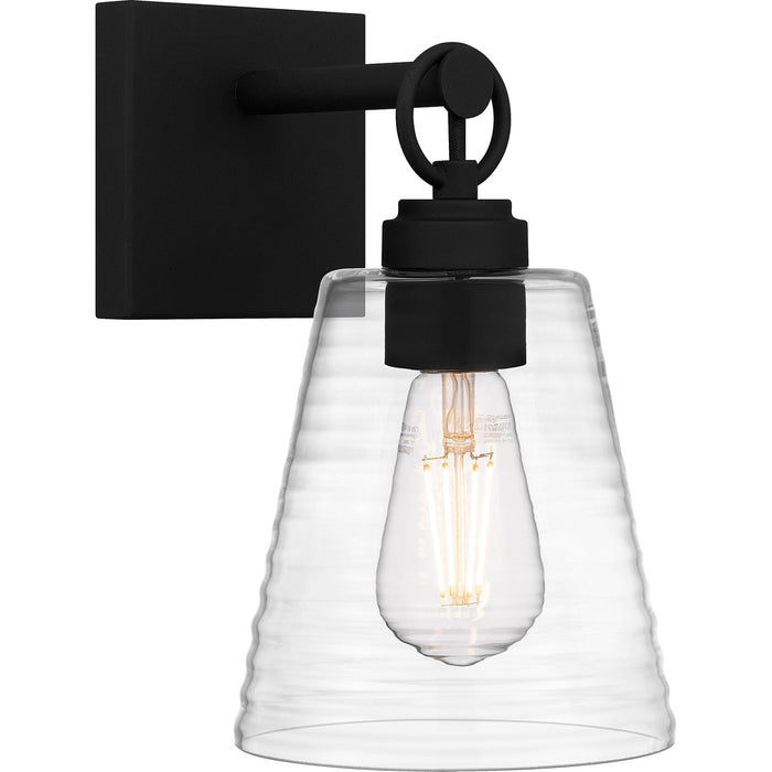 Quoizel DAC8606EK One Light Wall Sconce, Earth Black