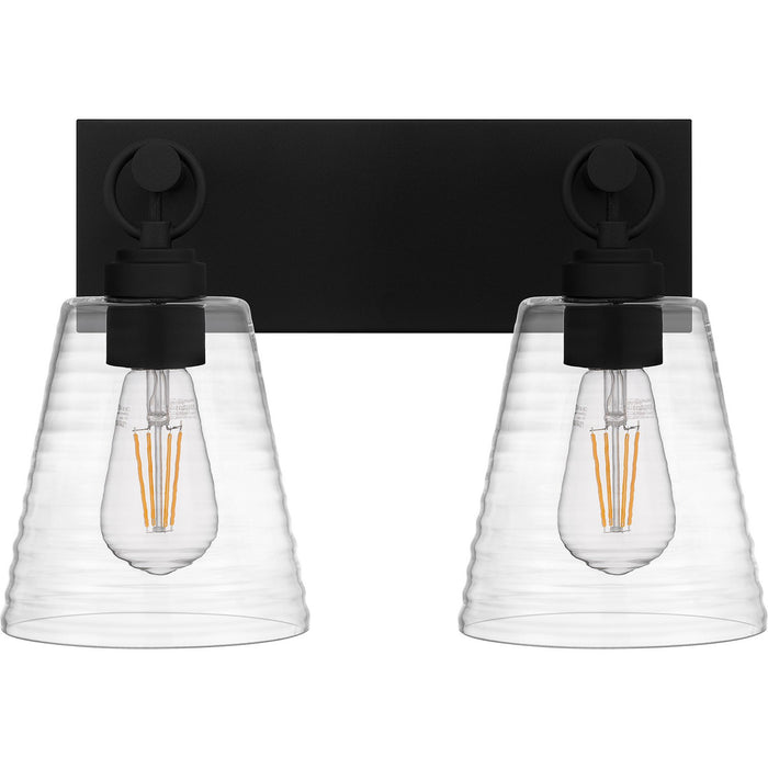 Quoizel DAC8615EK Two Light Bath, Earth Black